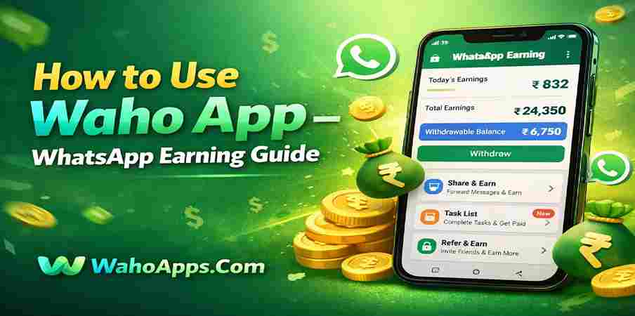 How to Use Waho App – WhatsApp Earning Guide